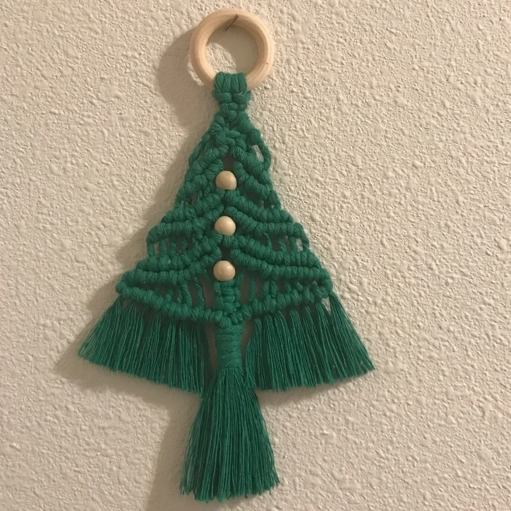 Boho macrame Christmas Tree. Handmade